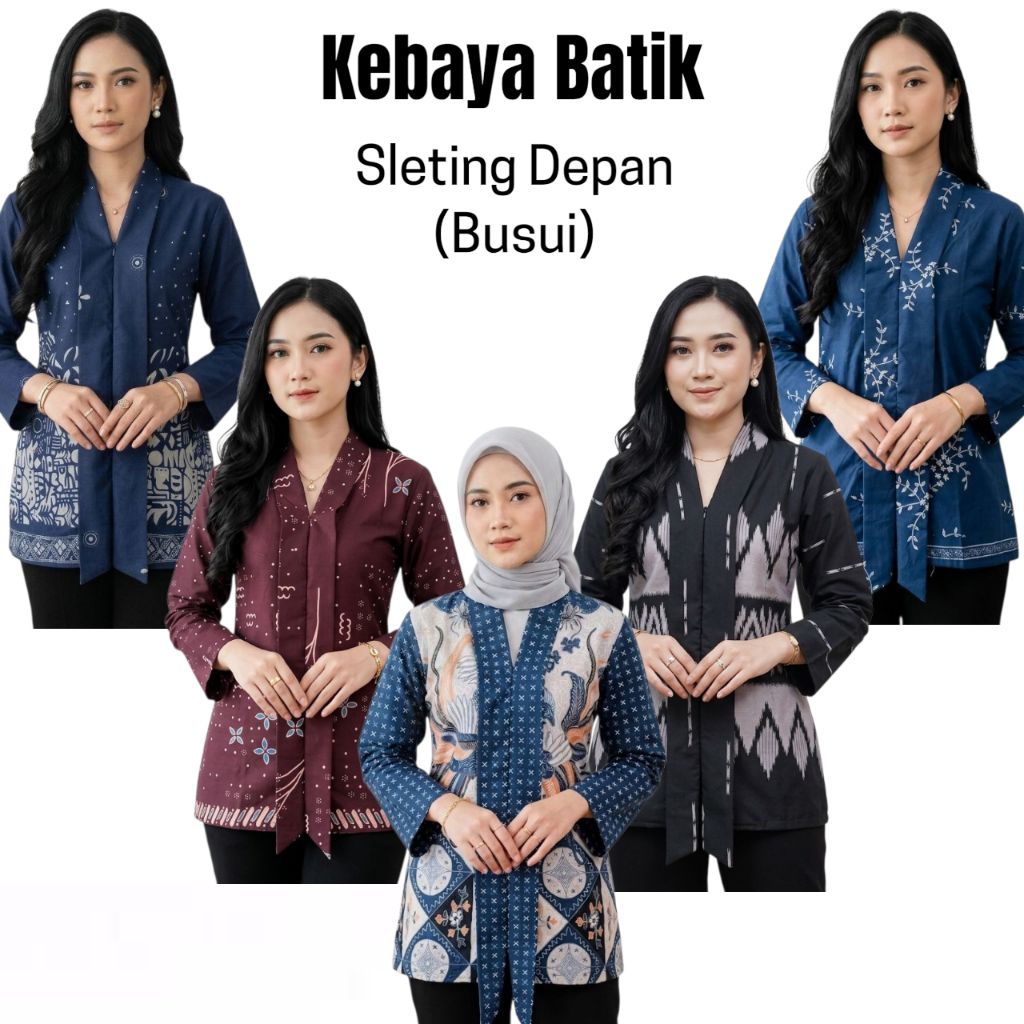 BLOUSE ATASAN BATIK WANITA BLUS BATIK BLARAK PANCAL