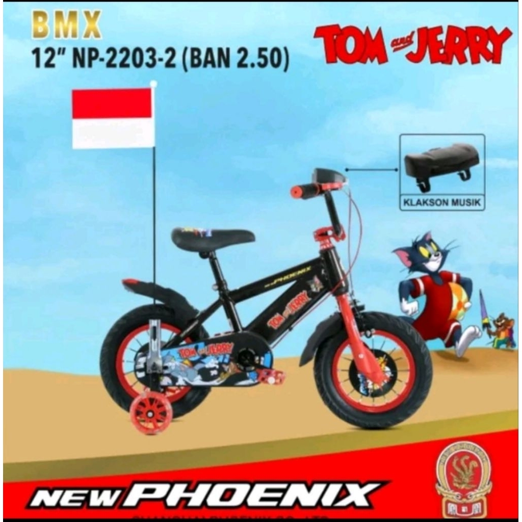 Sepeda Anak Laki laki Phoenix ukuran 12 dan 16 P 2203
