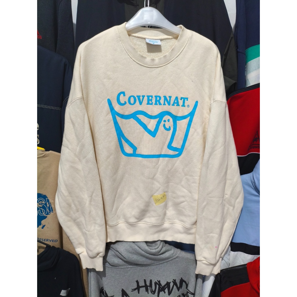 Jaket Sweater Crewneck Jacket Sweater Sweatshirt Crewneck COVERNAT x MARK GONZALEZ