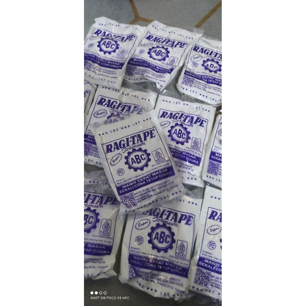 READY SIAP KIRIM RAGI TAPE ISTIMEWA SUPER ABC MANIS CEPAT MASAL SEKALI COBA TETAP DISUKA