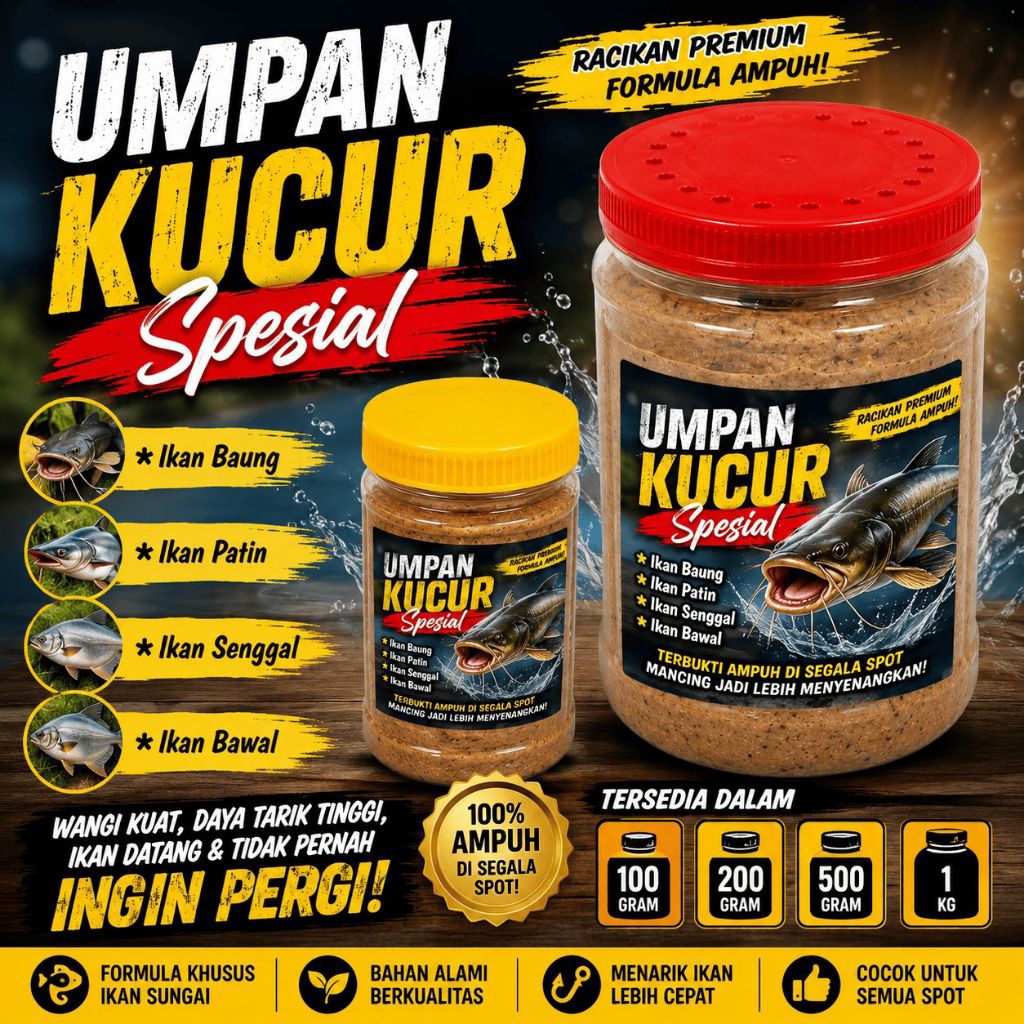 Umpan kucur buat ikan baung