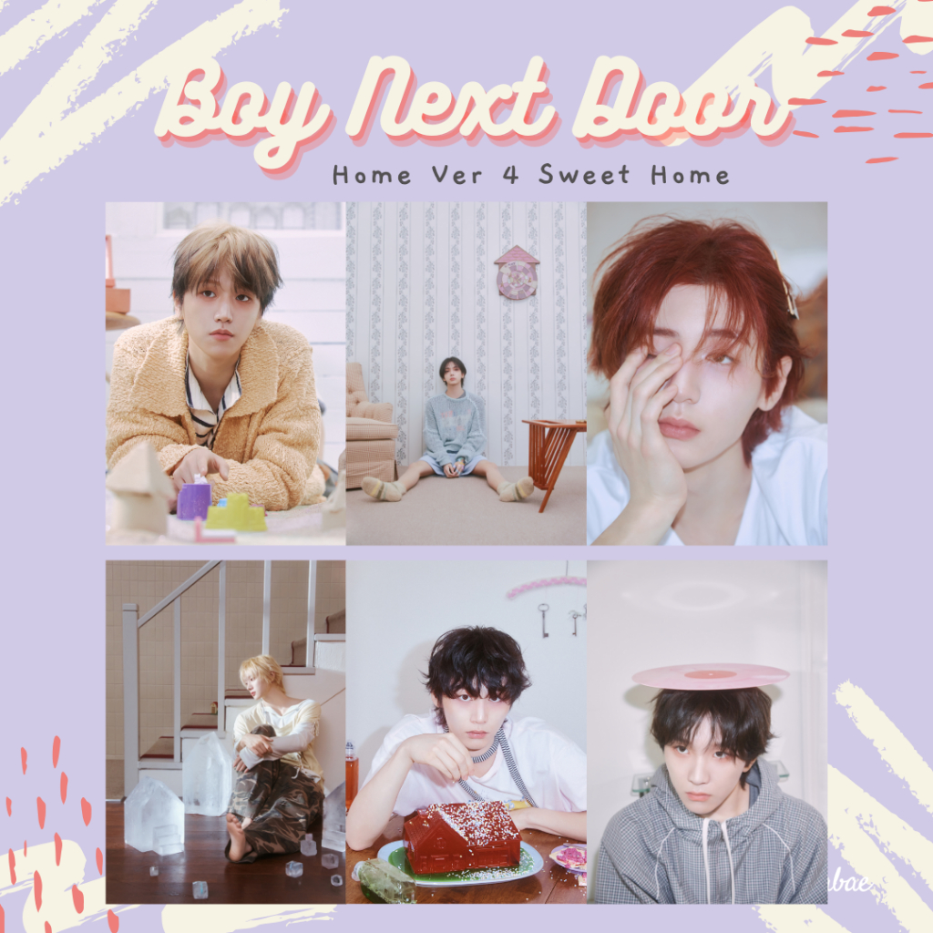 Poster BoyNextDoor Home Ver 4 Sweet Home (PART 2)