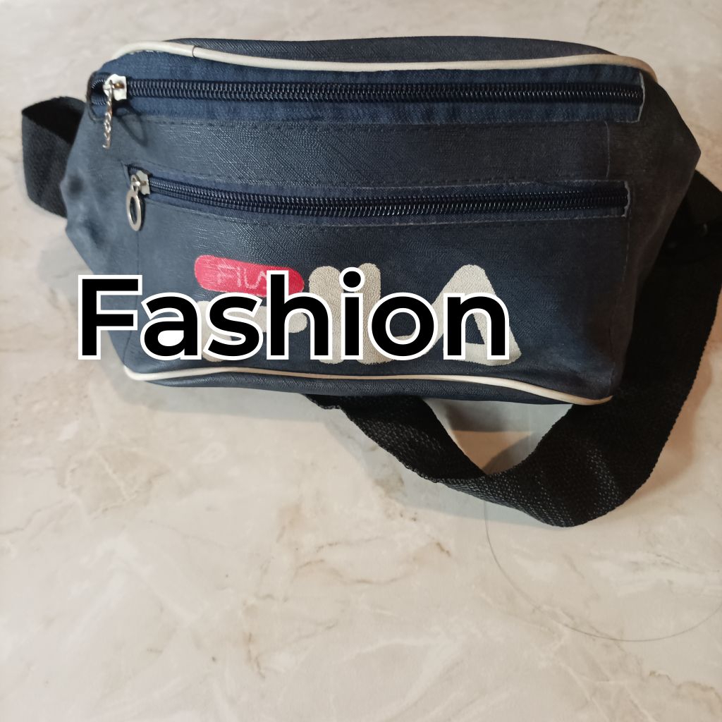 tas selempang sling bag cowok warna hitam army navy