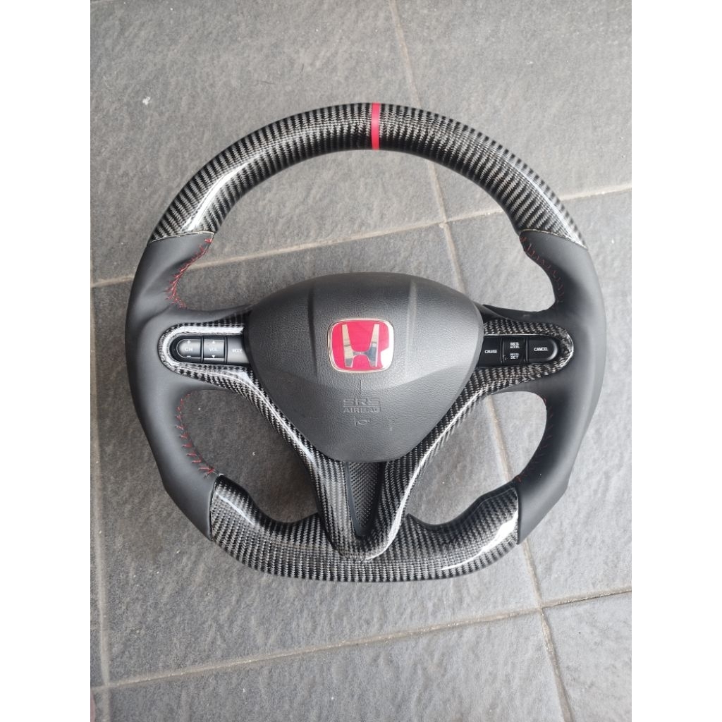stir original honda Civic fd karbon kevlar baru