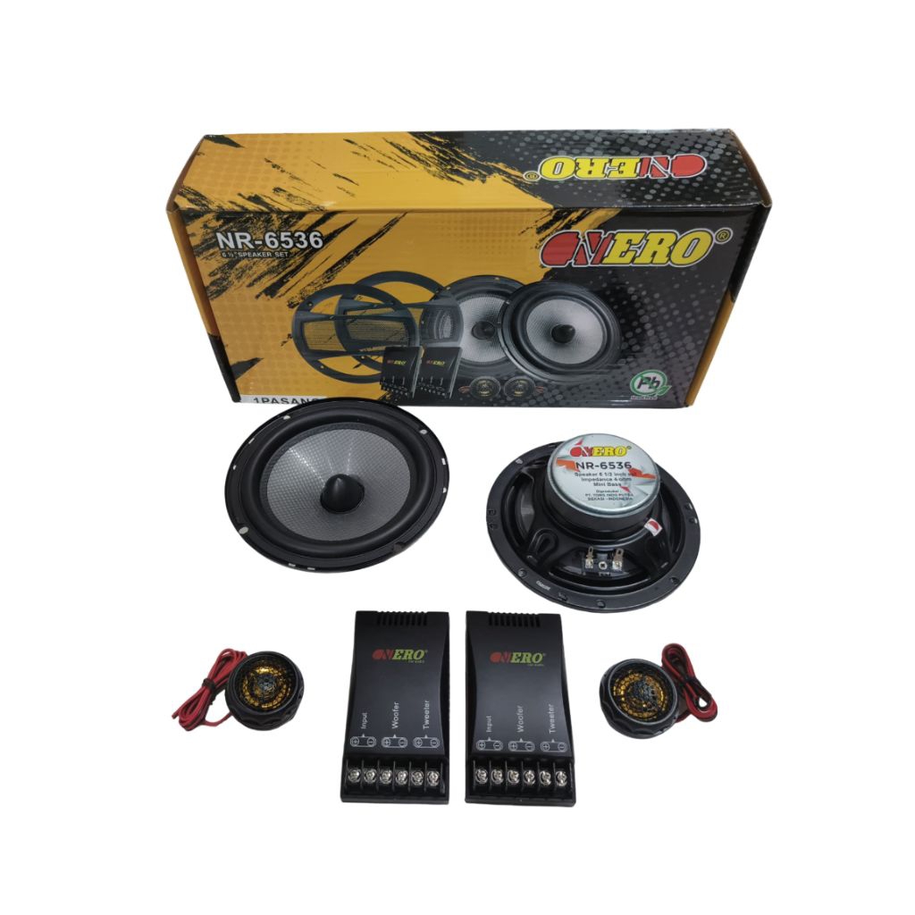 Speaker Split 6.5 inc Nero NR 6536