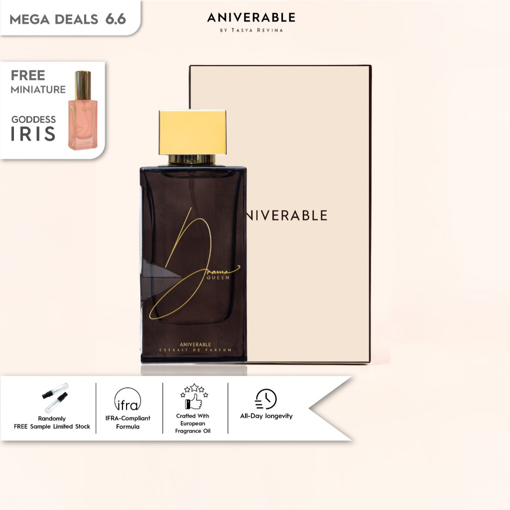 ANIVERABLE - B1G1 DRAMA QUEEN 75ml Get Miniature IRIS EXTRAIT DE PARFUM by Tasya Revina