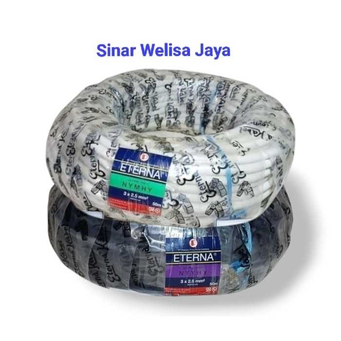 Eterna Kabel Serabut NYMHY 3x2.5 50M