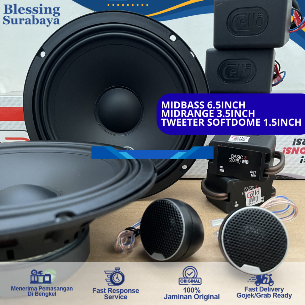 SPEAKER 3 WAY CELLO BASIC 3