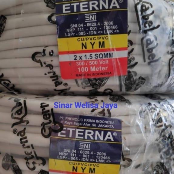 Eterna Kabel Tembaga NYM 2x1.5 100M
