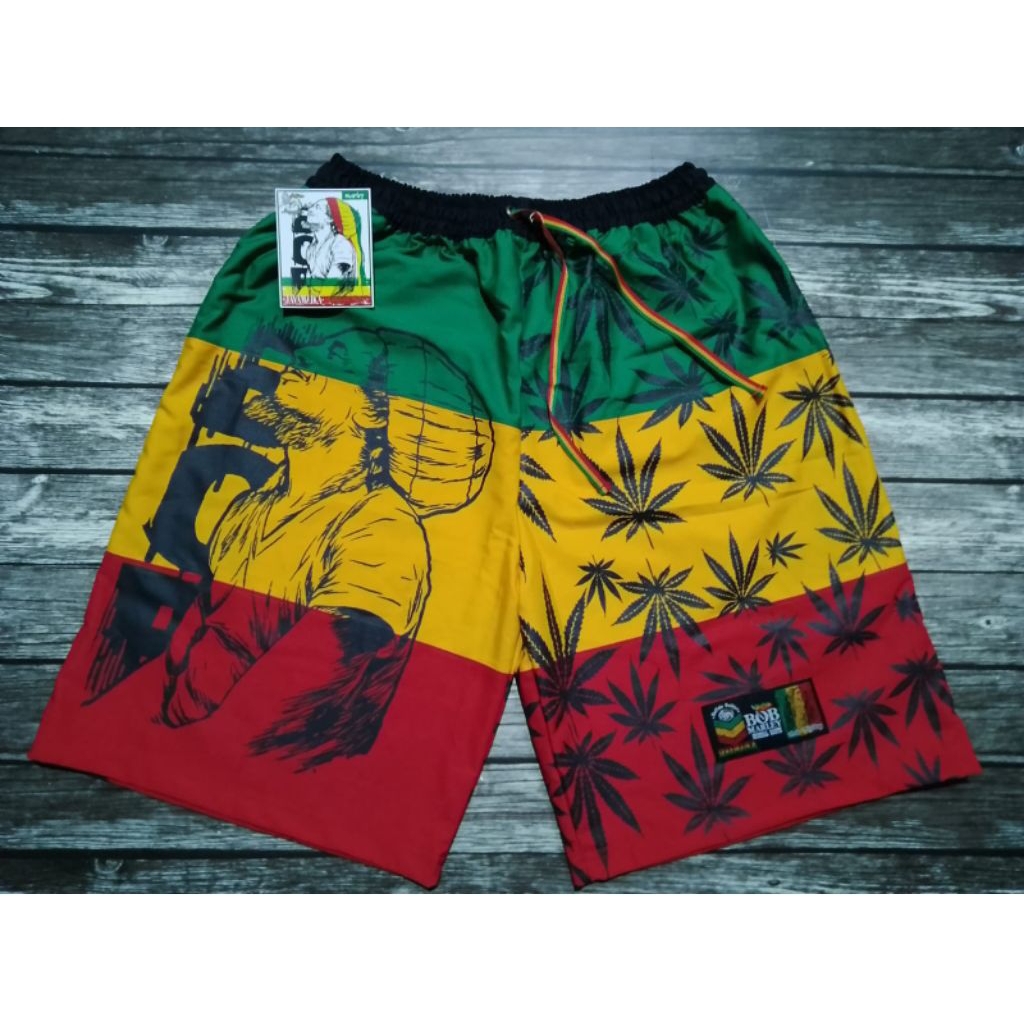 Celana Rasta Celana Bob Marley Merah Kuning Hijau Roots Rebel Store