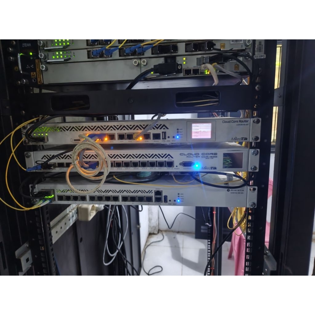 mikrotik ccr1036-12G-4s-em bekas dc 12v