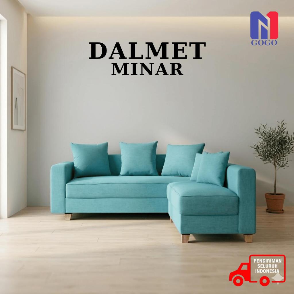 Sofa Ruang Tamu Minimalis / Sofa L Minimalis / Bekasi Sofa Type Minar