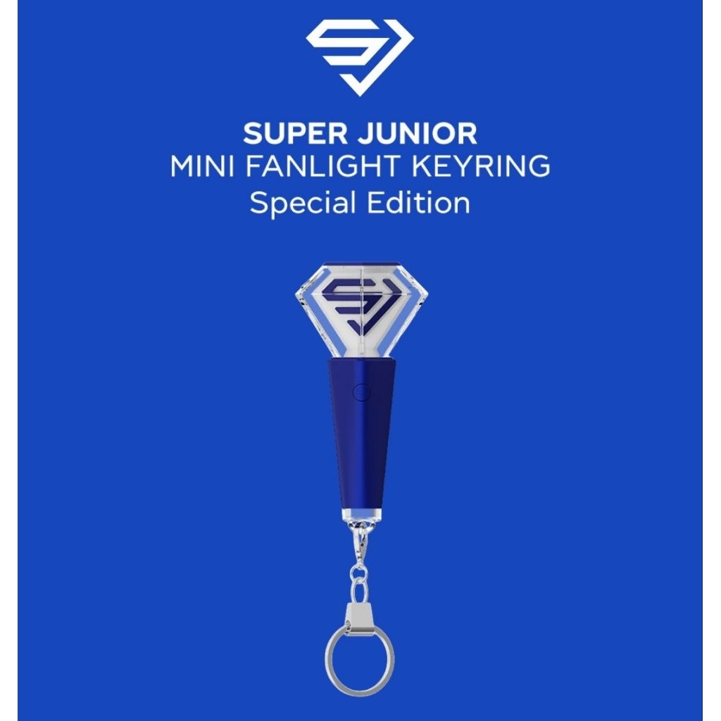 [Baca Deskripsi] PO SUPER JUNIOR MINI FANLIGHT KEYRING - Official Lightstick / album pc photocard sh
