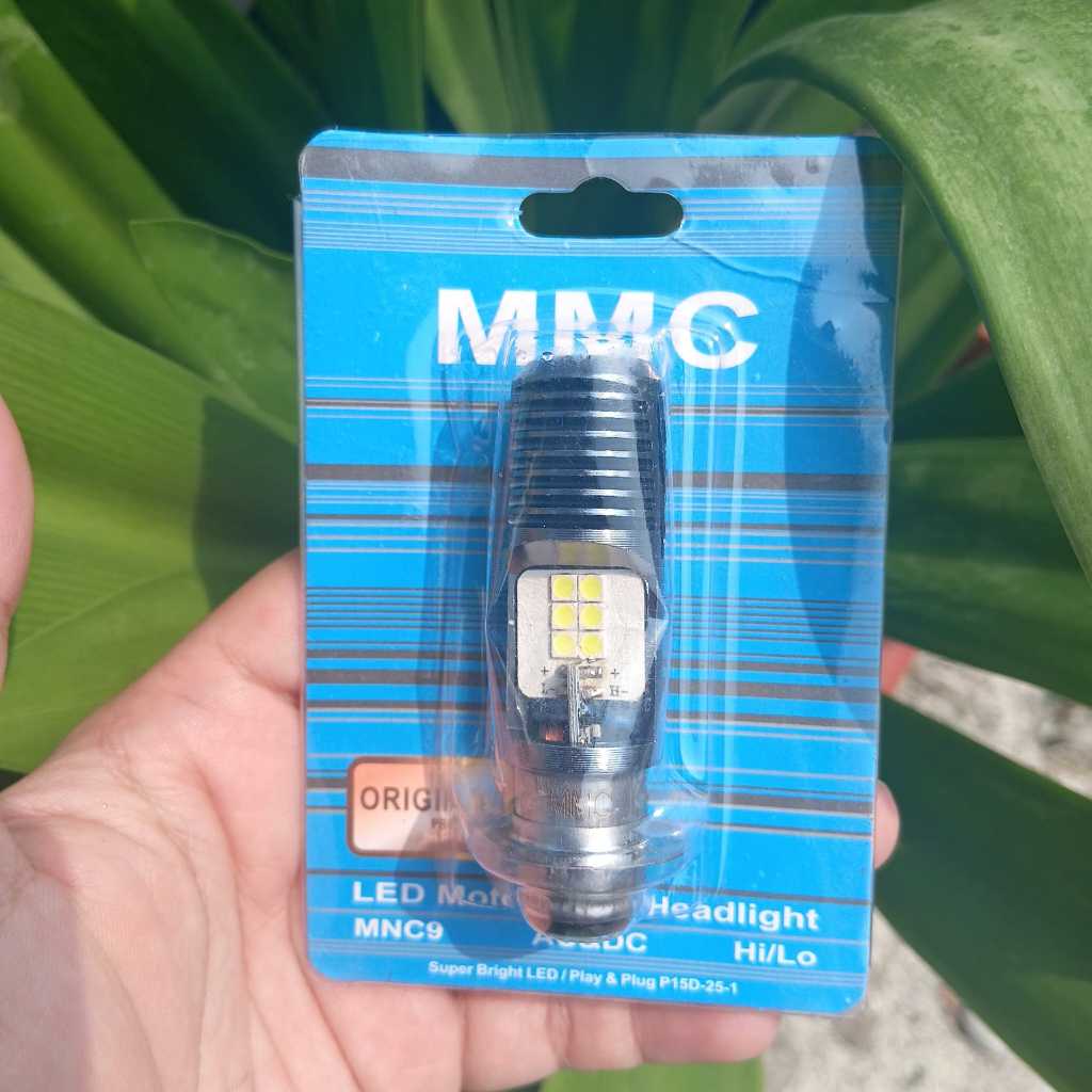 LAMPU LED MOTOR MMC SILVER HQ3 UNIVERSAL SEMUA MOTOR  SUPER TERANG