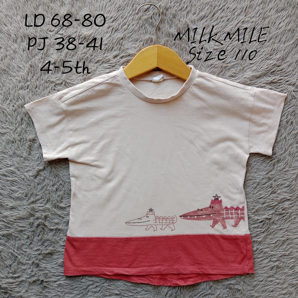 Kaos anak 4-5th MILKMILE