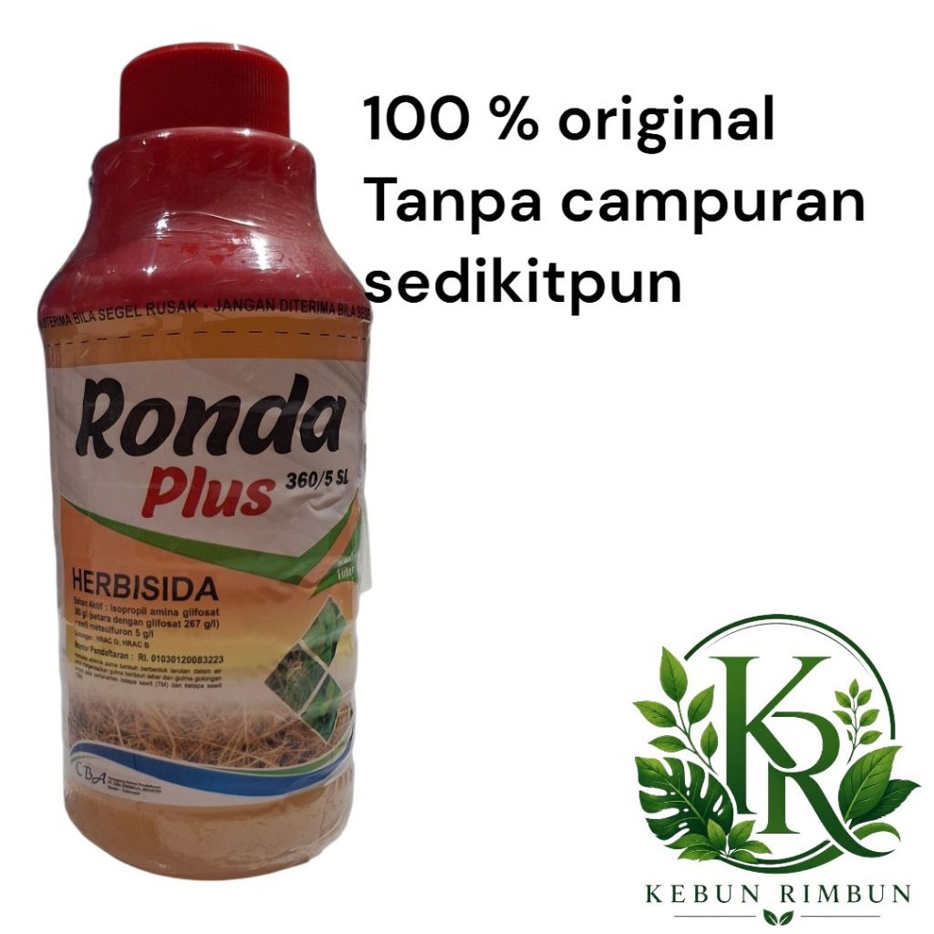 ( 100% ORI ) HERBISIDA RONDA PLUS 360/5SL 1 Liter