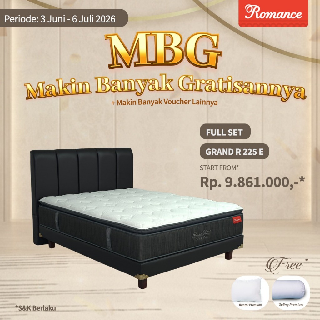 Romance - Kasur Grand R225 E (FULL SET)