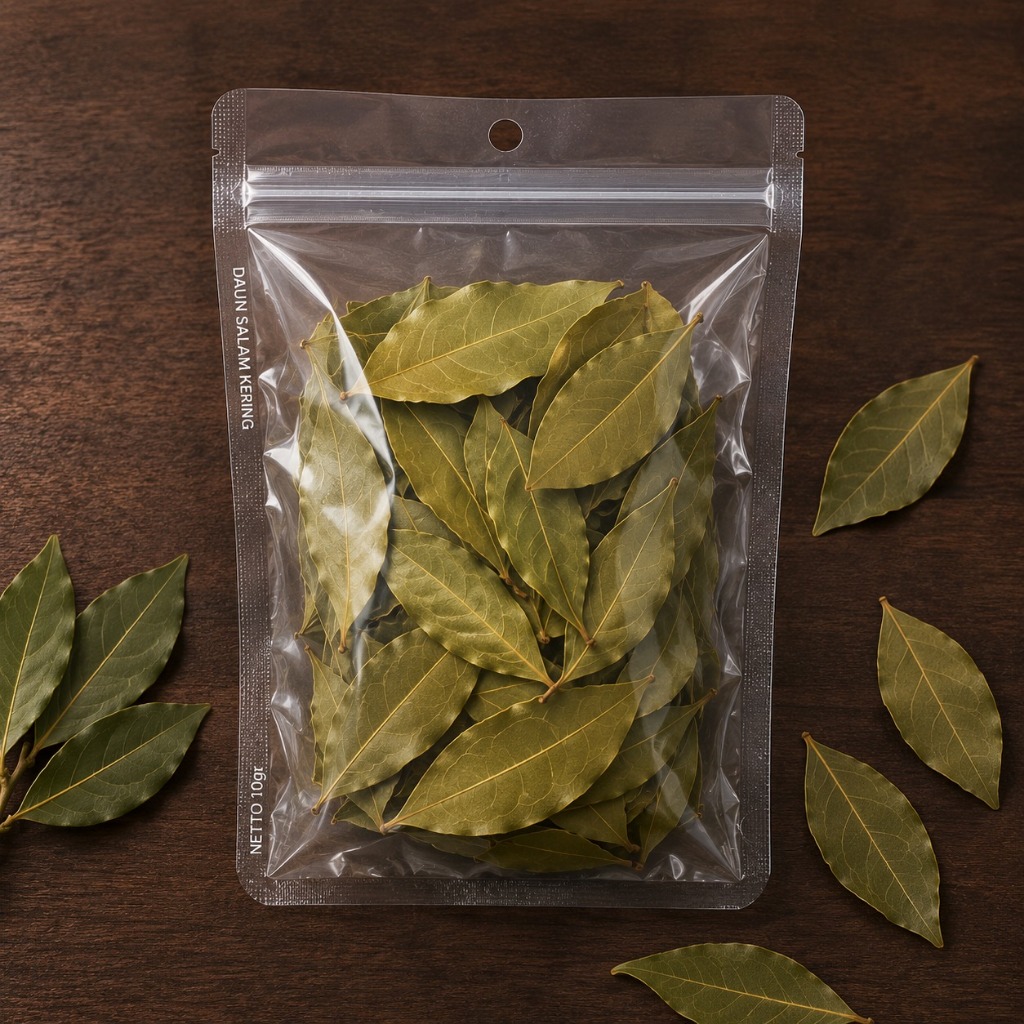 daun salam | daun salam kering | dried bay leaves - Daun Salam Kering Kemasan 10gr