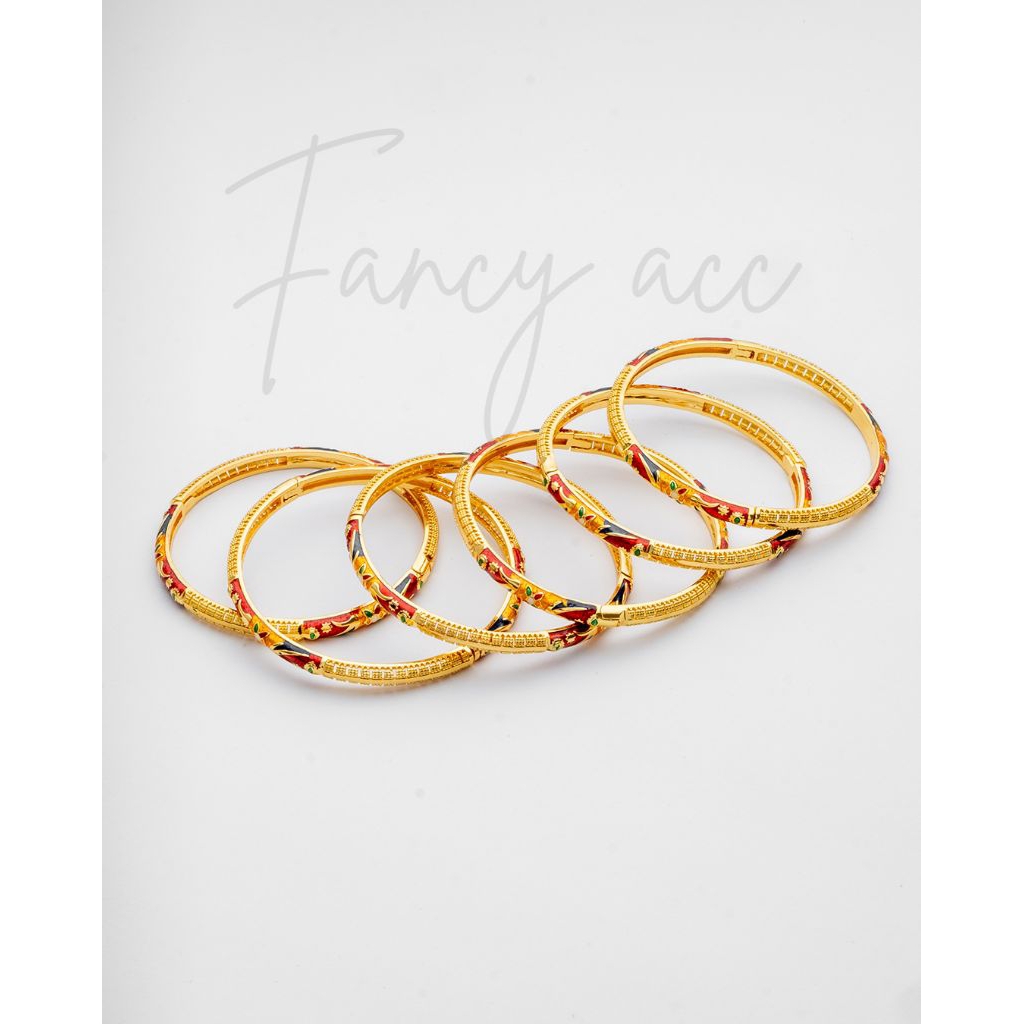 Fancy - Gelang Keroncong Dubai Bunga Tengah