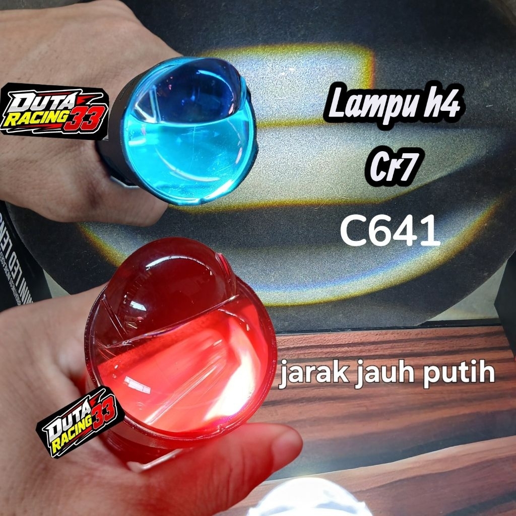 LAMPU DEPAN H4 CR7 C641 LAMPU PROJEKTOR BILENS H4_CR7