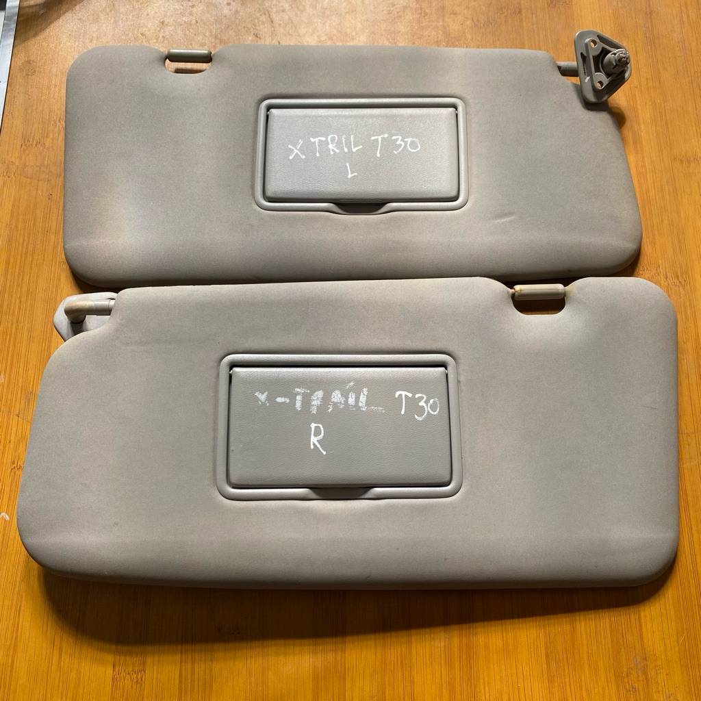 sunvisor xtrail t30 sepasang copotan original