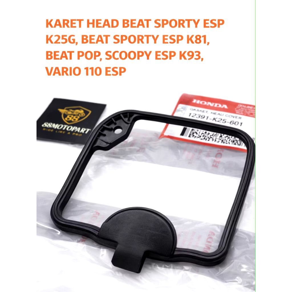 Karet Deksel 12391-KZL-A00 Gasket Head K25