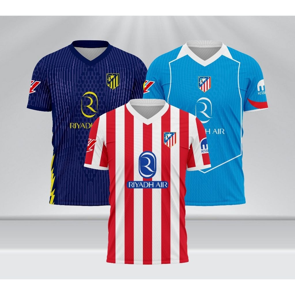 Jersey Bola Atletico Madrid Home Away Third 2025 2026