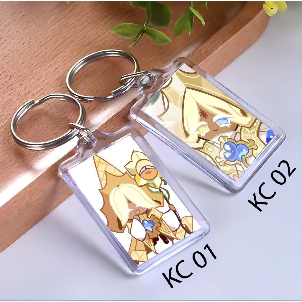 Keychain GAME Pure Vanilla Cookie - Keychain GAME Cookie Run: Kingdom - Keychain - Pure Vanilla Cook