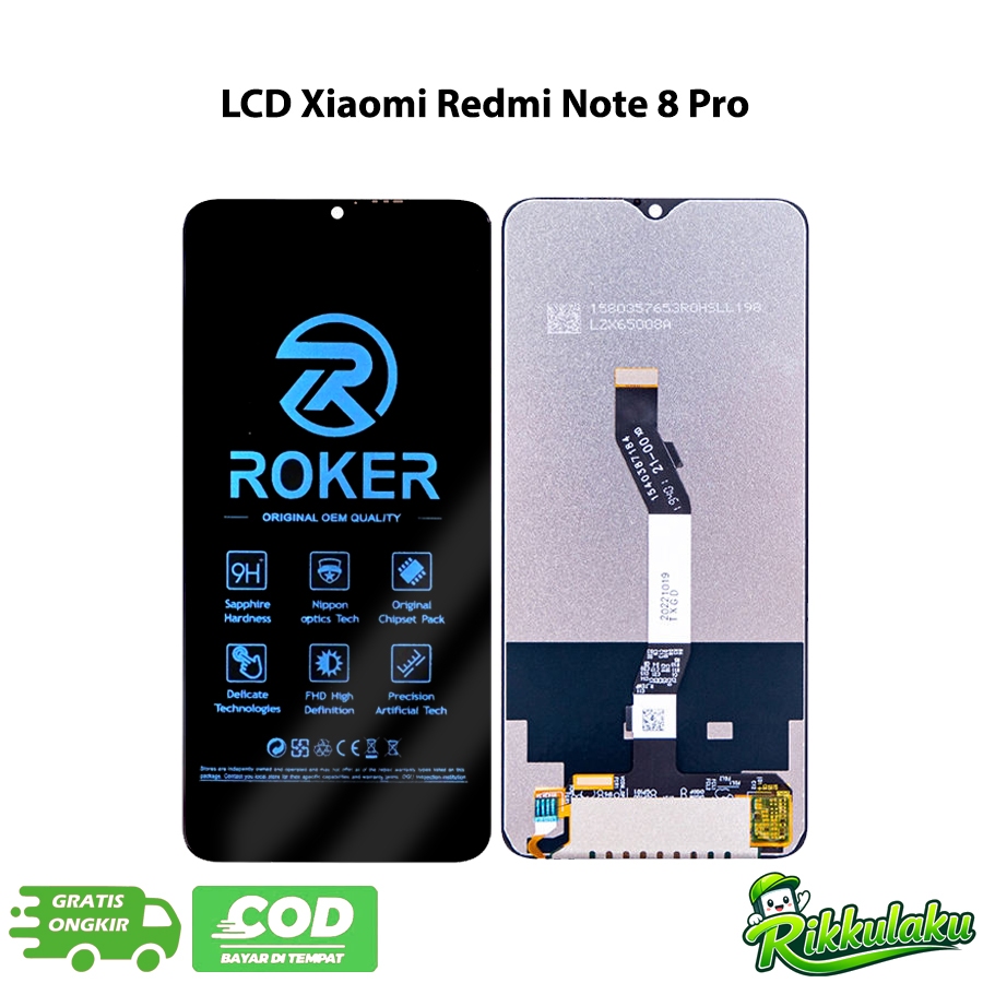 LCD Touchscreen Xiaomi Redmi Note 8 Pro Original 100% Fullset