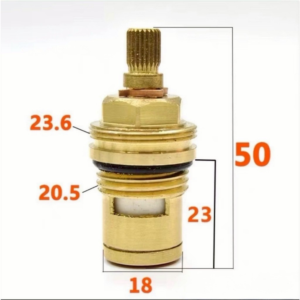 Jantung valve kran tot0 50mm-acc spare part hati keran tembok angsa cabang tembok jumbo gede tebal b
