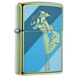 Korek Zippo Teal Windy Design 48457
