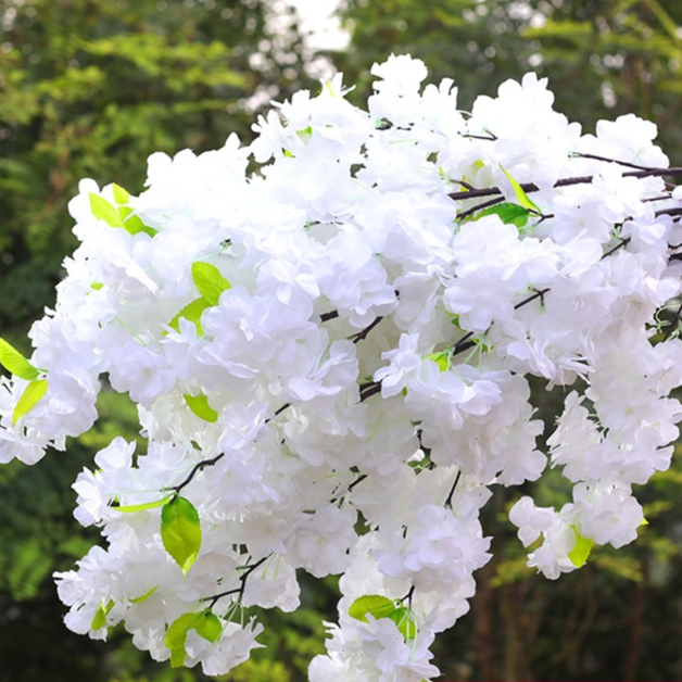 Batang & Pohon Sakura Sintetis Plastik - Hiasan Pernikahan Ruang Tamu Lantai Atap Bunga Palsu