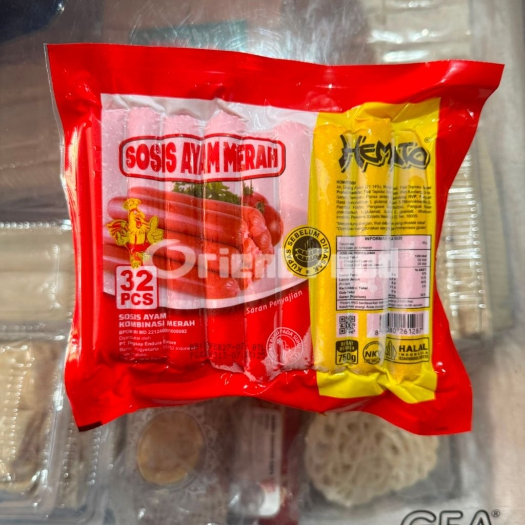 Hemato Sosis Merah Ayam isi 32bj 750gr
