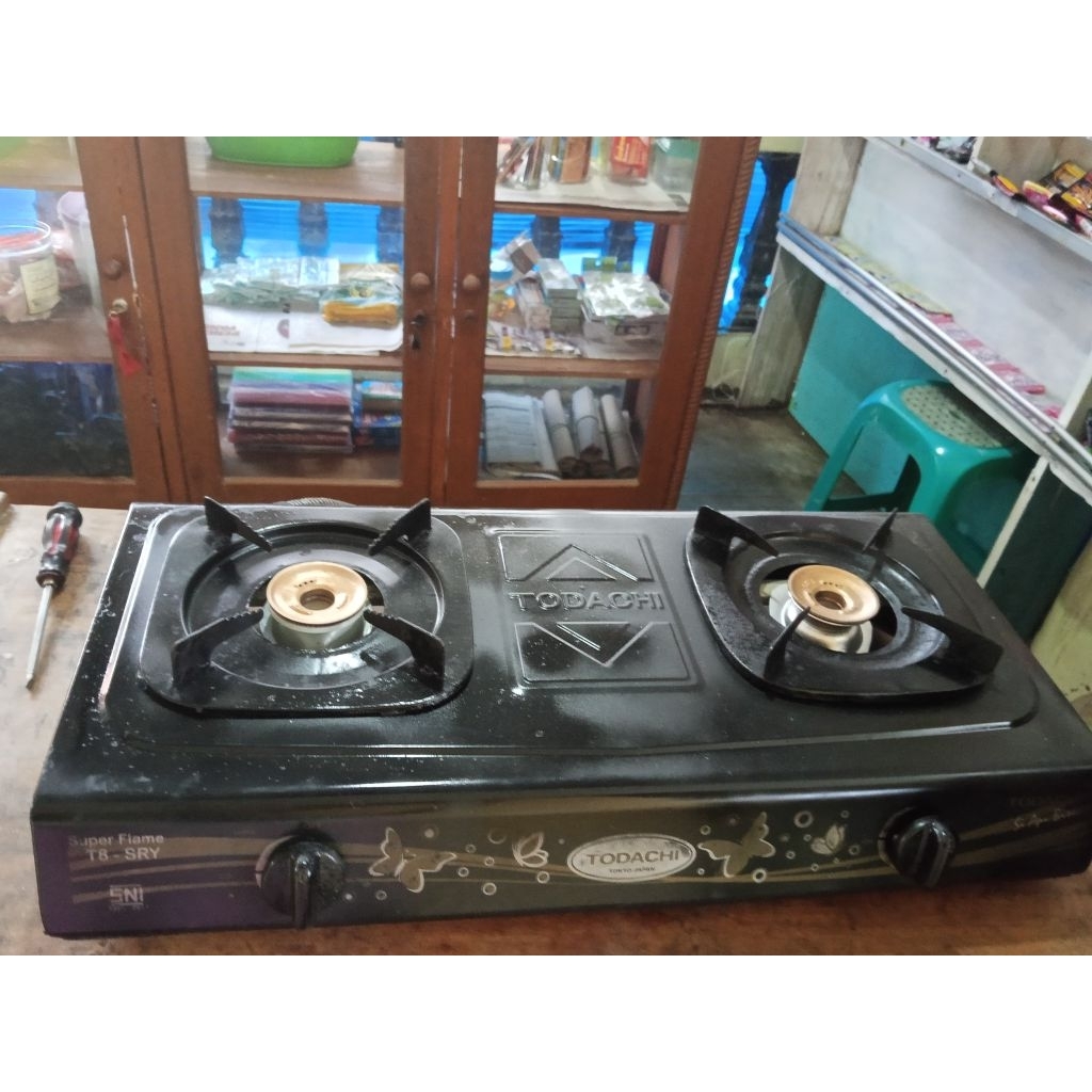 KOMPOR GAS 2 TUNGKU TODACHI SECOND/RECONDISI