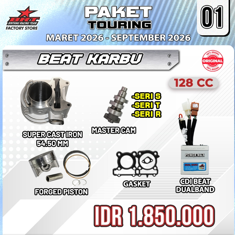 PAKET BORE UP BEAT KARBU 128 CC