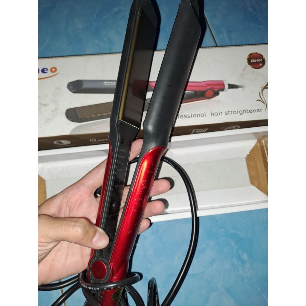 catok rambut aiueo preloved