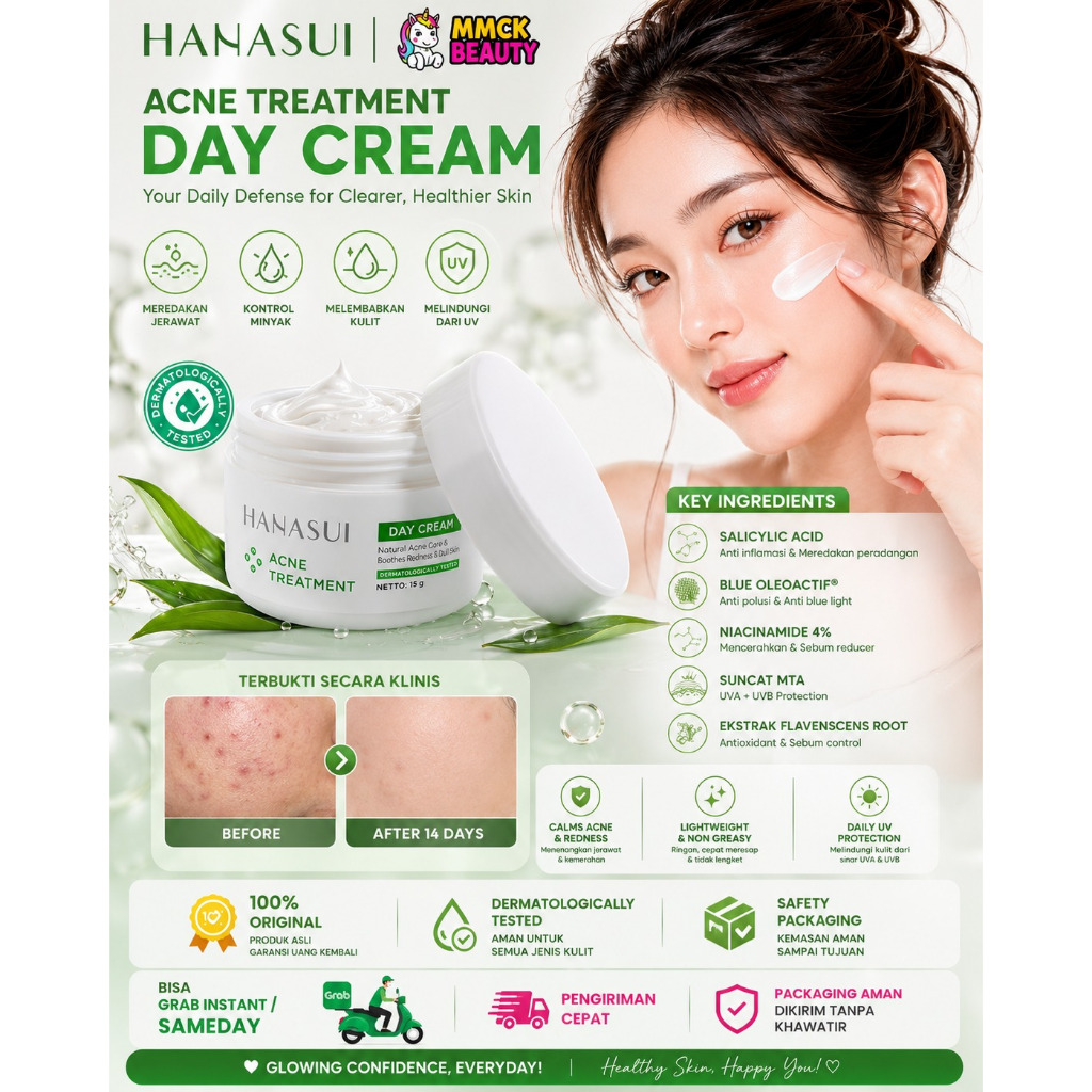 Hanasui Acne Treatment Day Cream - Hanasui Cream