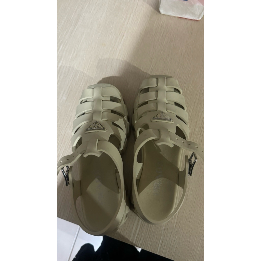 PRADA RUBBER SHOES SIZE 38