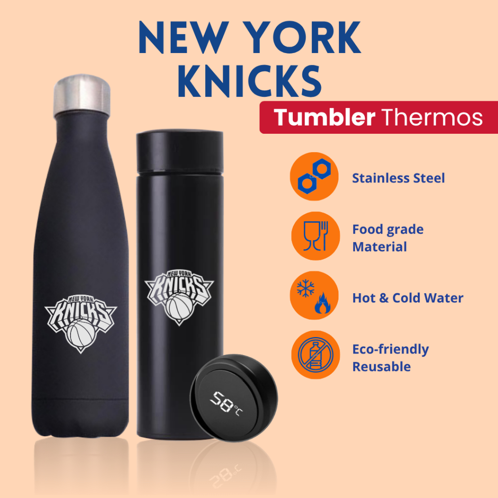 NEW YORK KNICKS - TUMBLER TERMOS CUSTOM DESAIN LOGO NEW YORK KNICKS