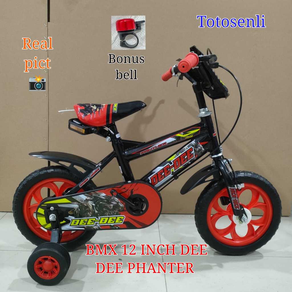 sepeda anak bmx 12 insh dee dee bravo sepeda ban karet