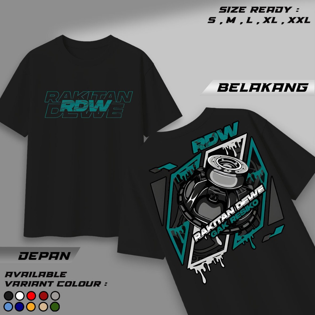 Lings Kaos - Kaos RDW Rakitan Dewe - Kaos Distro Catton Premium - Kaos Pria Wanita - Kekinian - Kaos