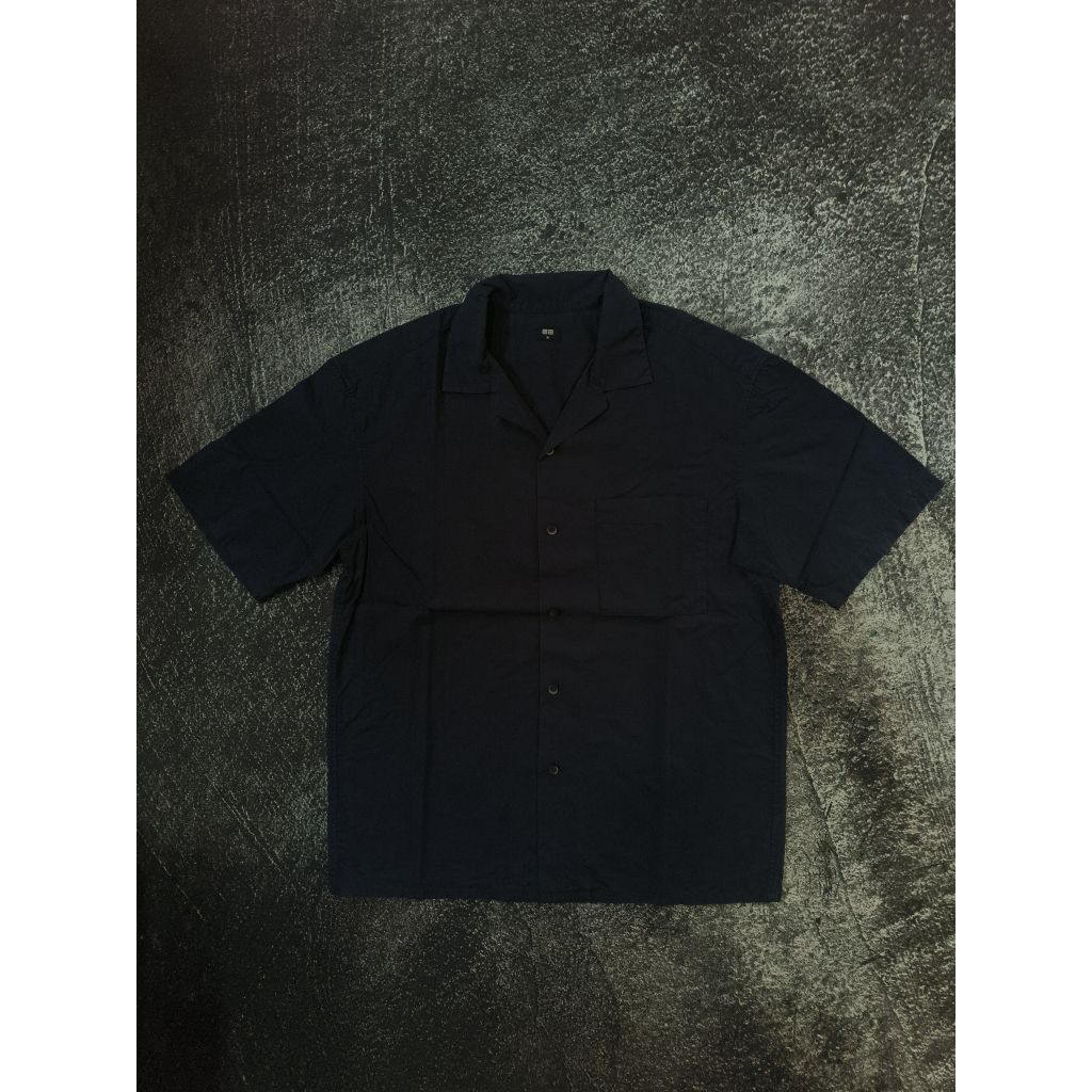 [BACA DESKRIPSI] Kemeja Uniqlo Open Collar Kemeja Open Collar Uniqlo Kemeja Uniqlo lengan pendek