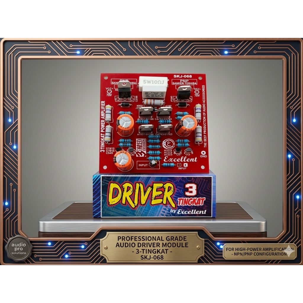 Kit driver 3 tingkat Driver Power Amplifier Professional Stage System