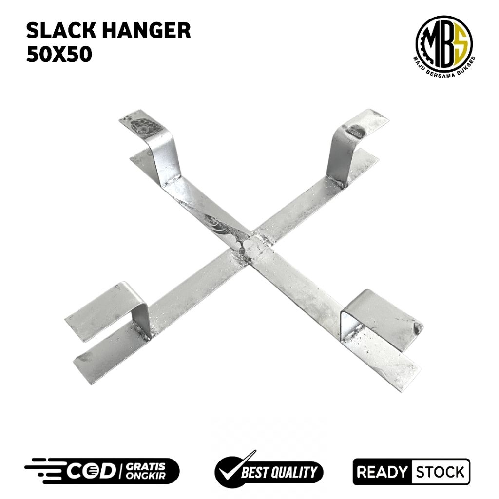 Slack Hanger 50x50 - Slack Support - Fixing Slack - Palang Slek - Gulungan Kabel Adss - Kabel Adss -