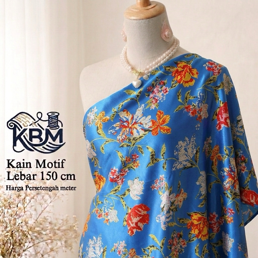 kain satin silk motif bunga  - kain satin motif bunga - kain silk motif bunga - kain satin silk supe