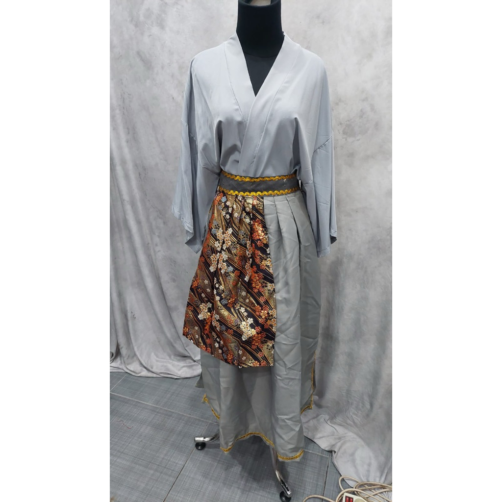 Stelan hanfu modern abu cantik