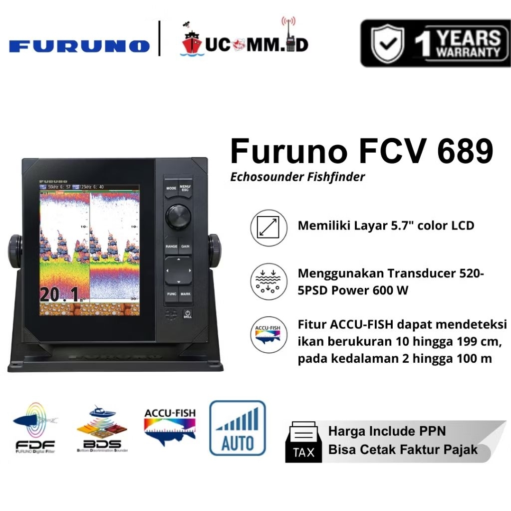 Fish Finder Furuno FCV 689