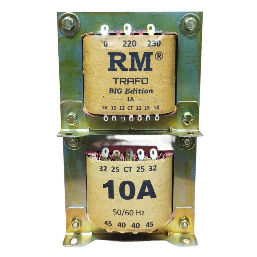 Trafo RM 10A 45V CT Big Edition (Real output)