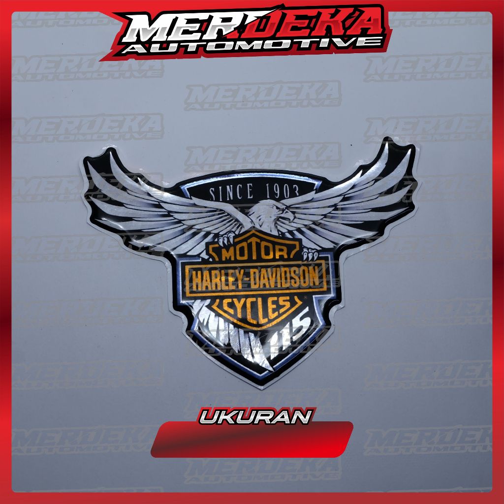 Emblem tangki 115th harley davidson | emblem tangki harley davidson eagle