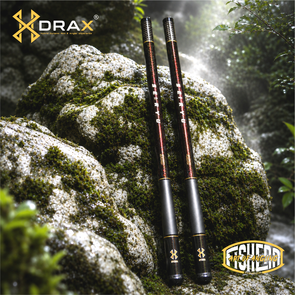 DRAX SEIRYU Tegek Carbon Premium 360 450 540 cm Joran Tegek Ringan Kuat Nila Mujair Tawes Sungai Dan